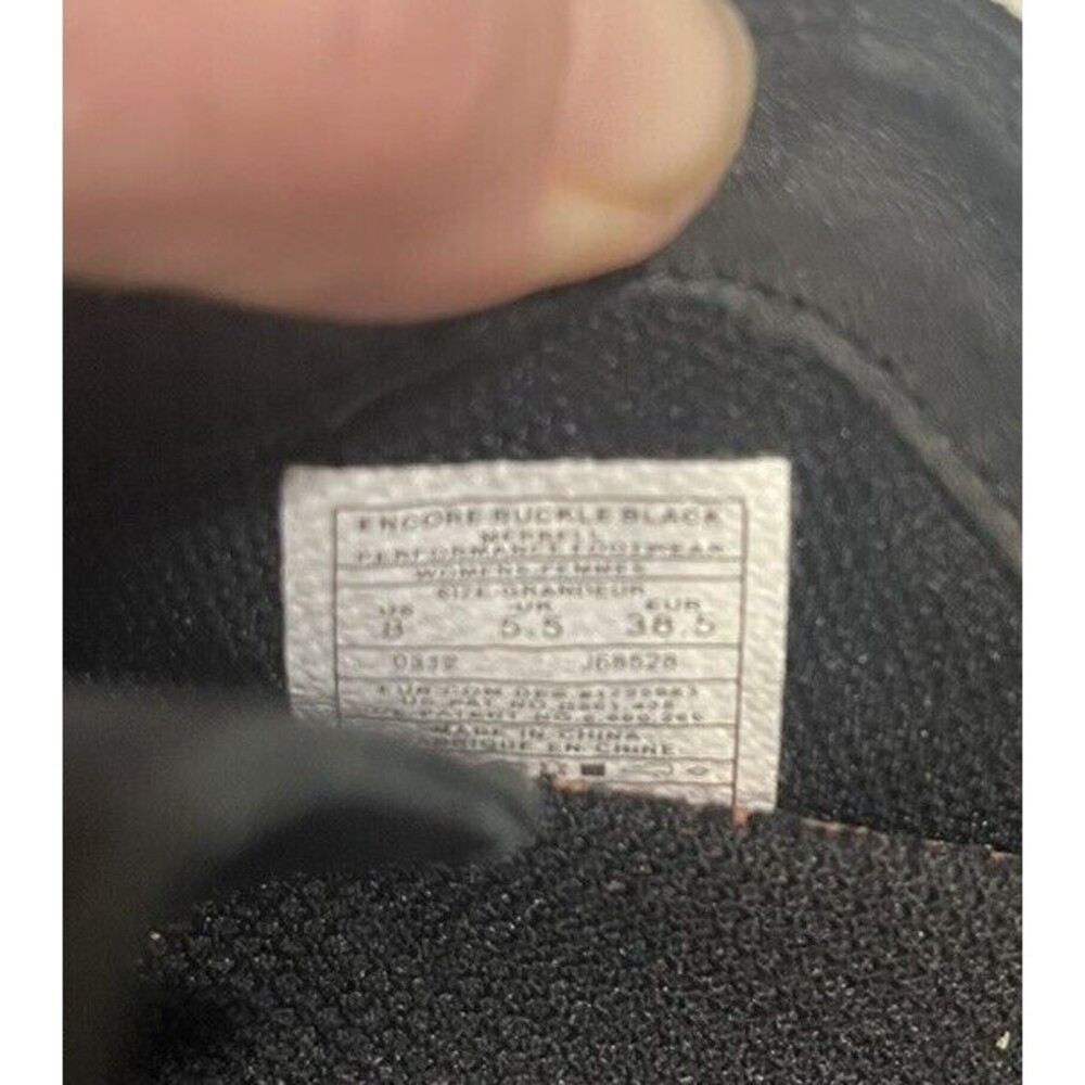 Merrell Encore Womens Buckle Slip-On Mules Shoes 8 Black Walking Casual Comfort - Picture 7 of 8